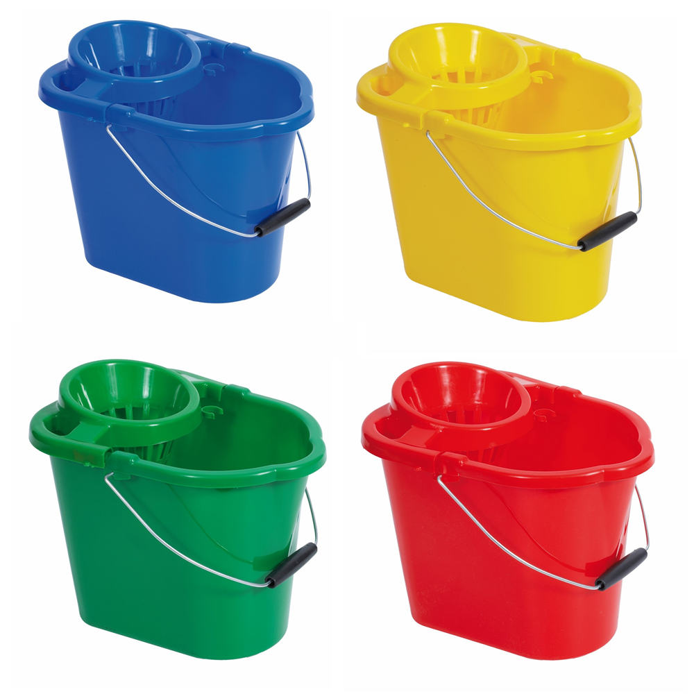 14 Ltr Standard Mop Bucket & Wringer 