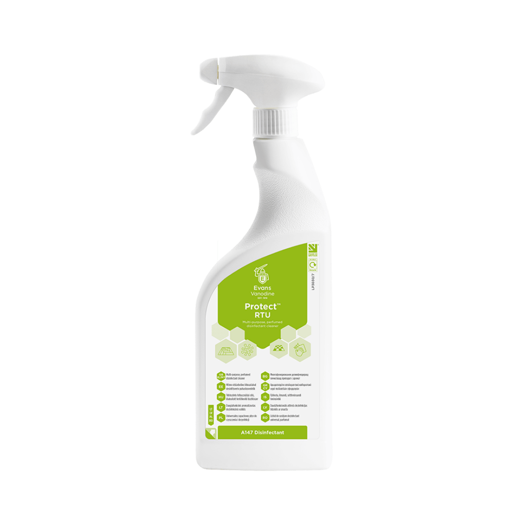 Evans Protect - Disinfectant Cleaner 750ml RTU