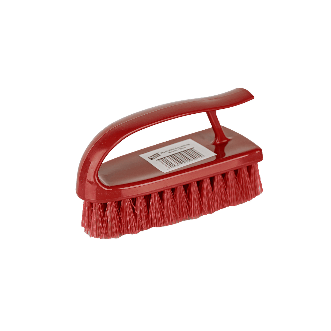 Hand Scrub Brush - 5.5"/140mm - Red