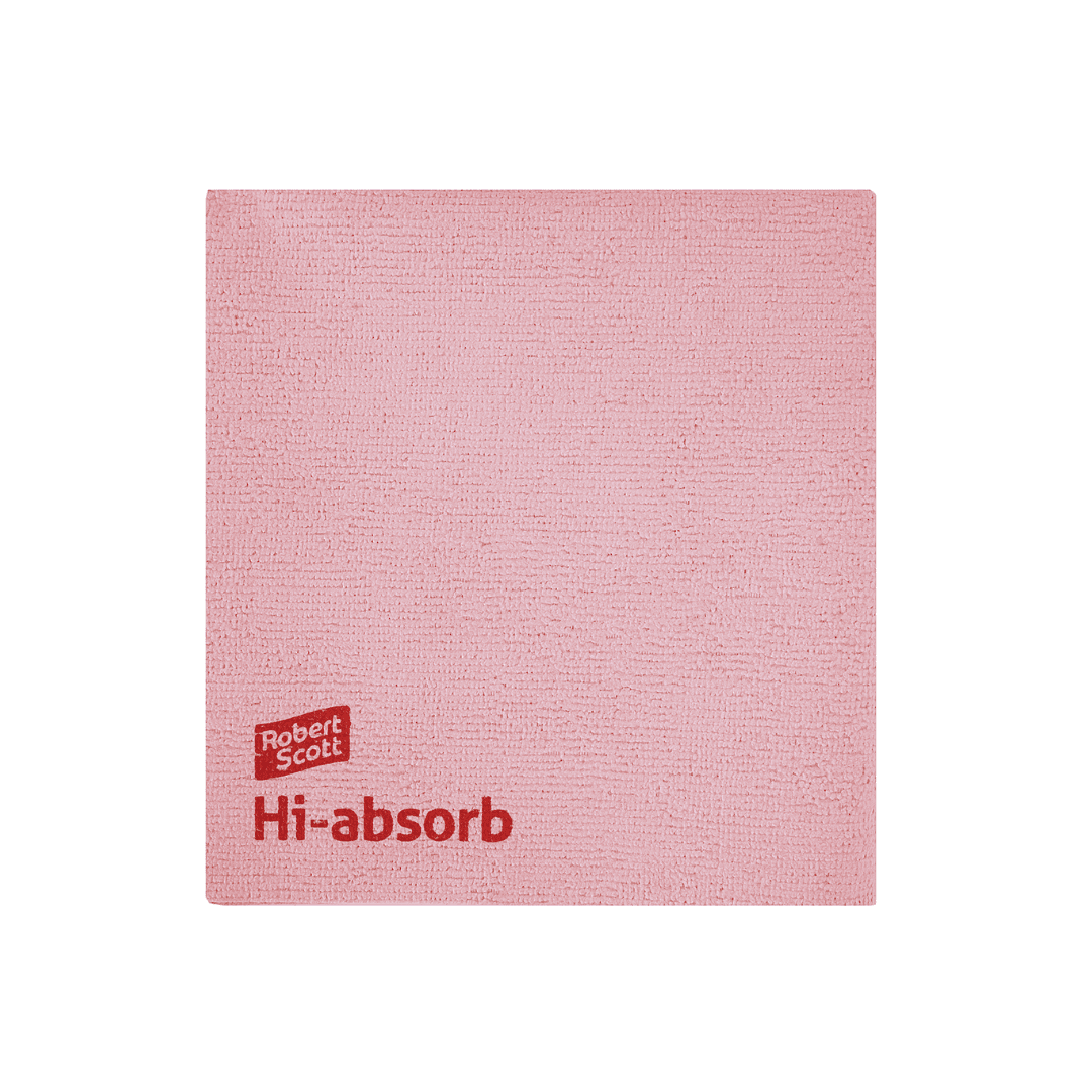 Hi-absorb Microfibre Cloth - Red
