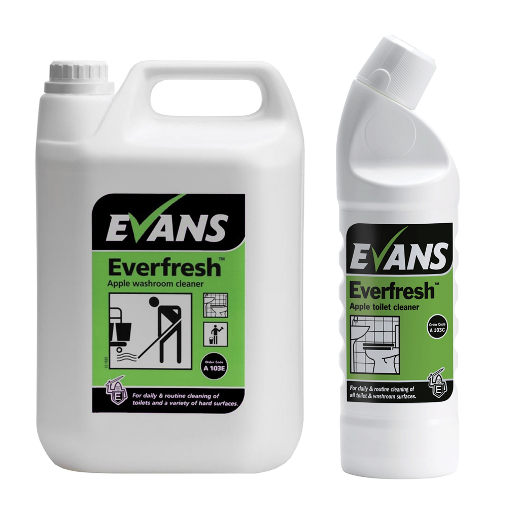 Evans Everfresh Apple - Toilet & Washroom Cleaner