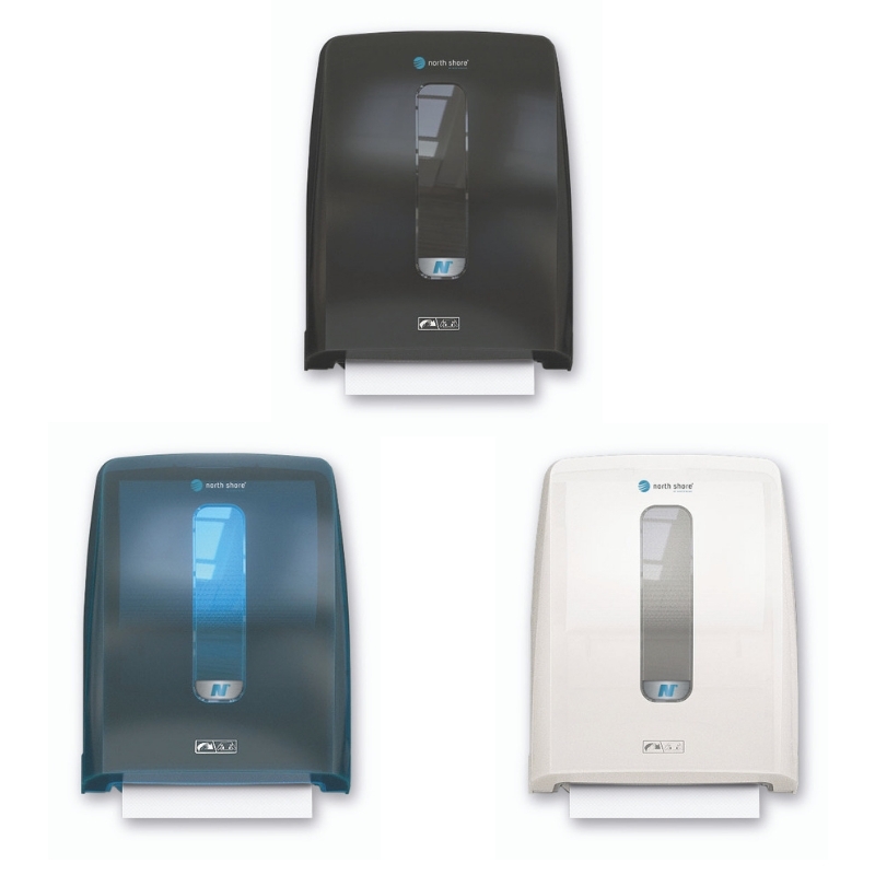 North Shore Hybrid Hand Towel Dispenser - Blue Translucent 