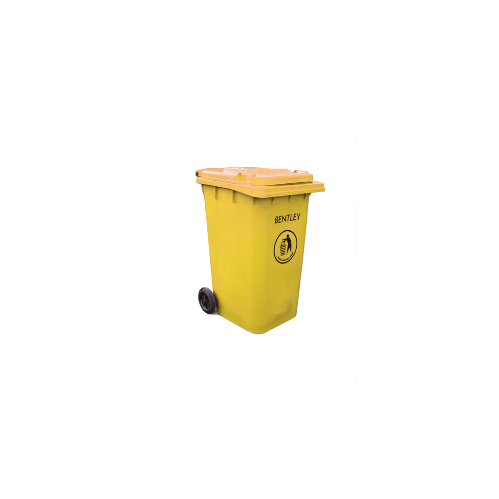 240 Ltr Wheelie Bin - Yellow