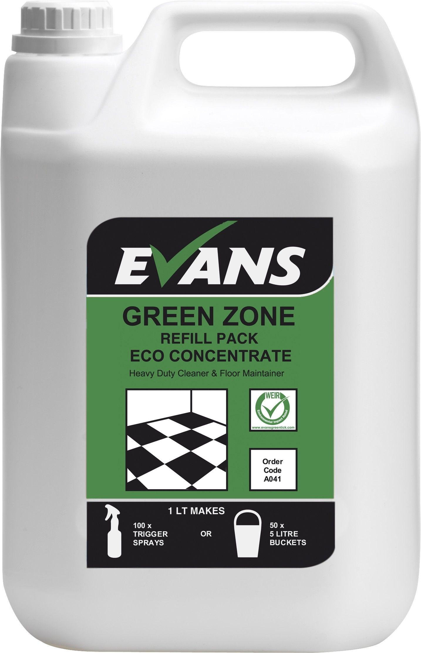 Evans Eco Concentrate - EC7 Heavy-Duty Green Zone 5 Ltr