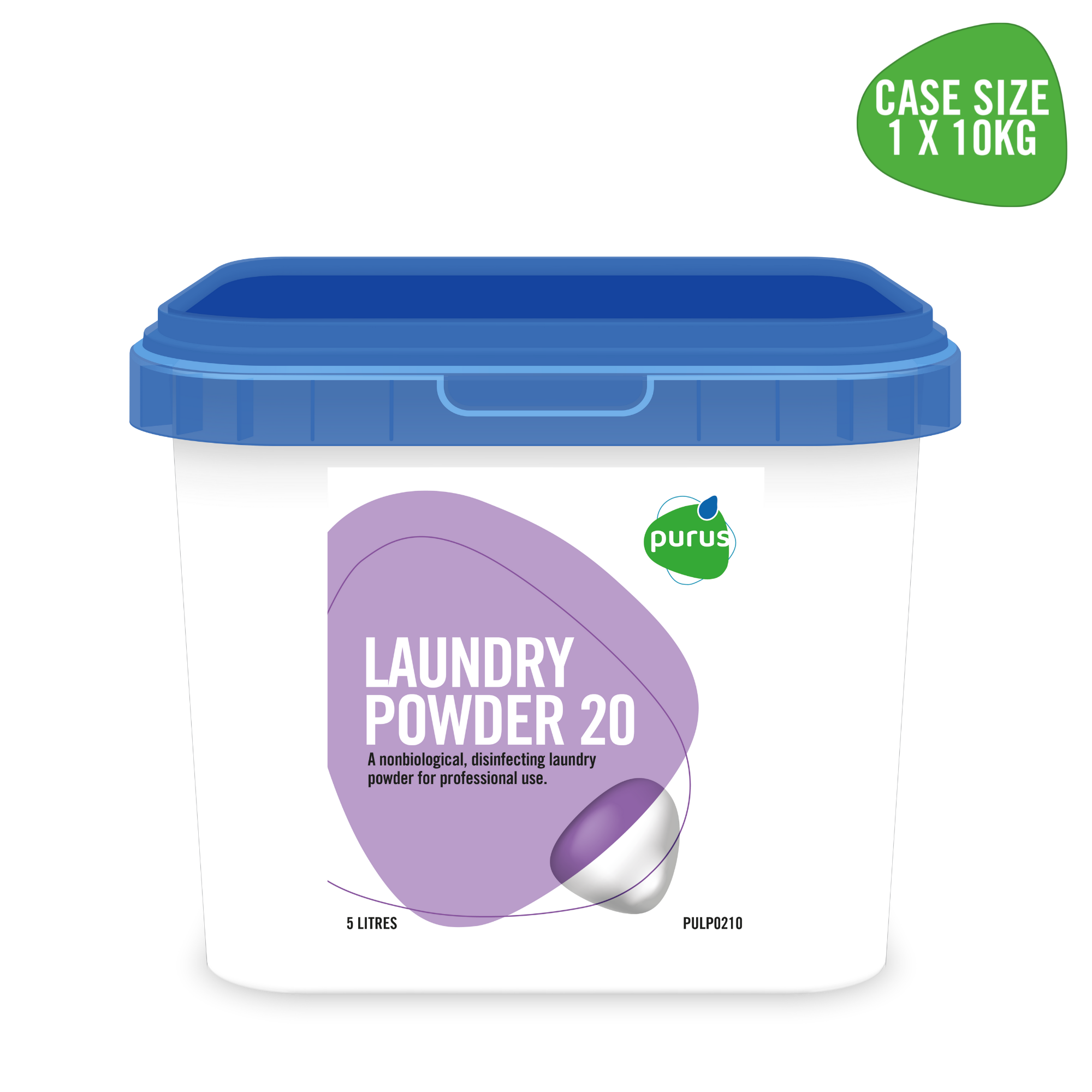 Purus® Laundry Powder 20 - Non Bio | 1 x 10kg