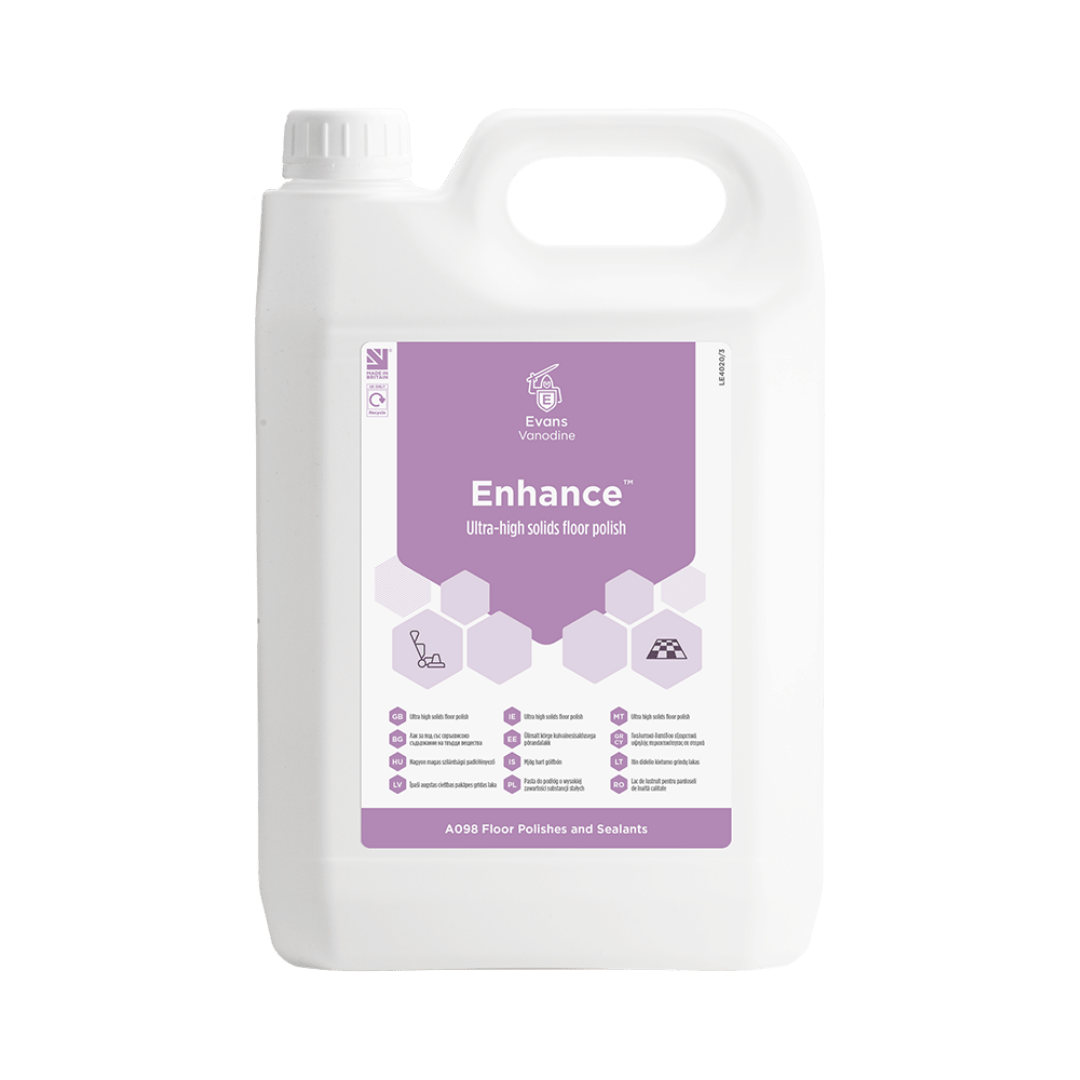 Evans Enhance - Ultra High Solids Floor Polish 5 Ltr