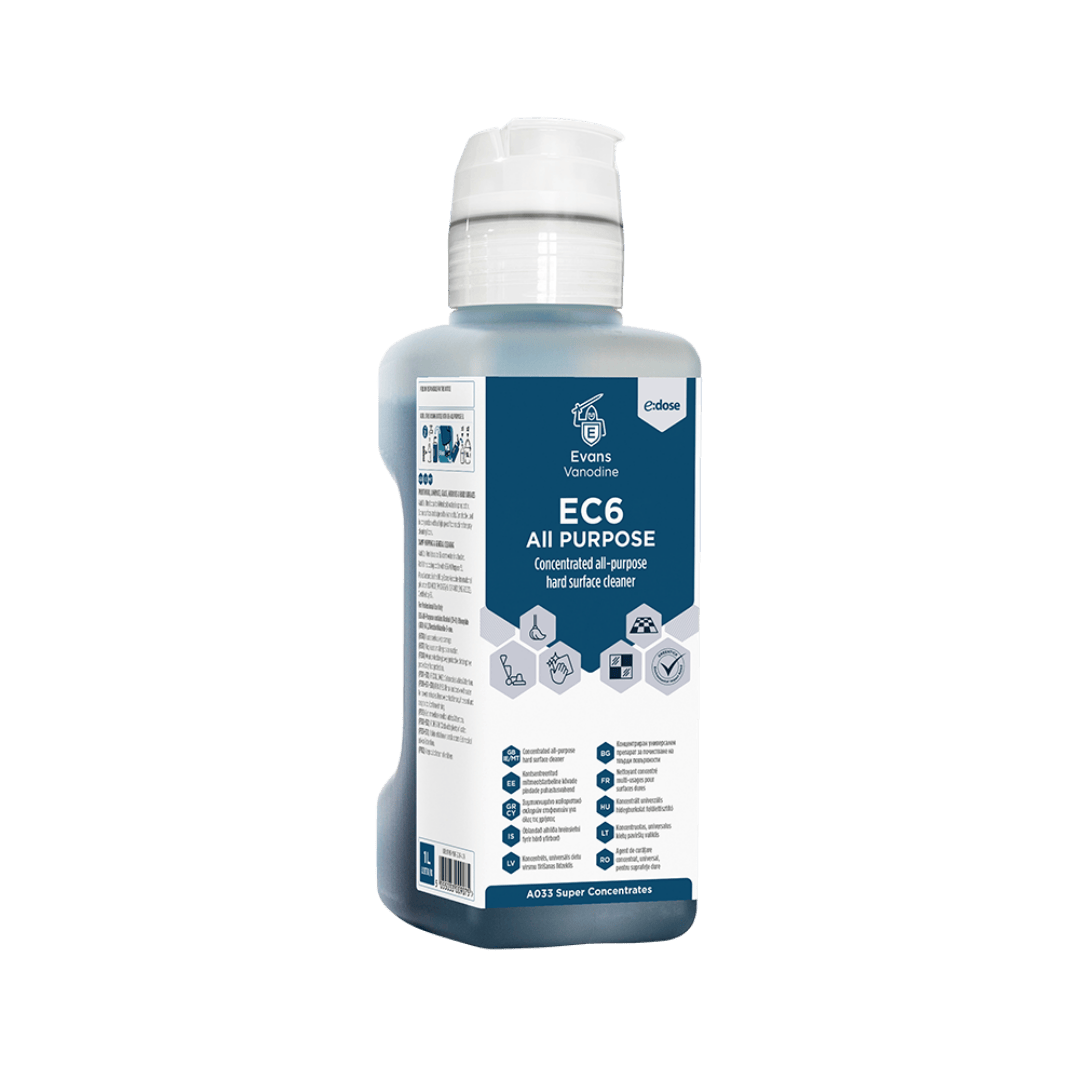 Evans Eco Concentrate - EC6 All-Purpose Blue Zone 1 Ltr