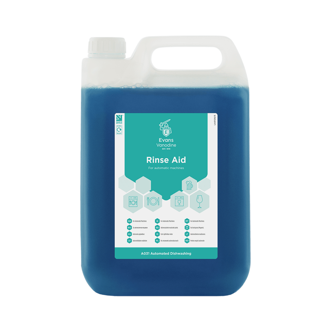 Evans Rinse Aid - For Automatic Machines 5 Ltr