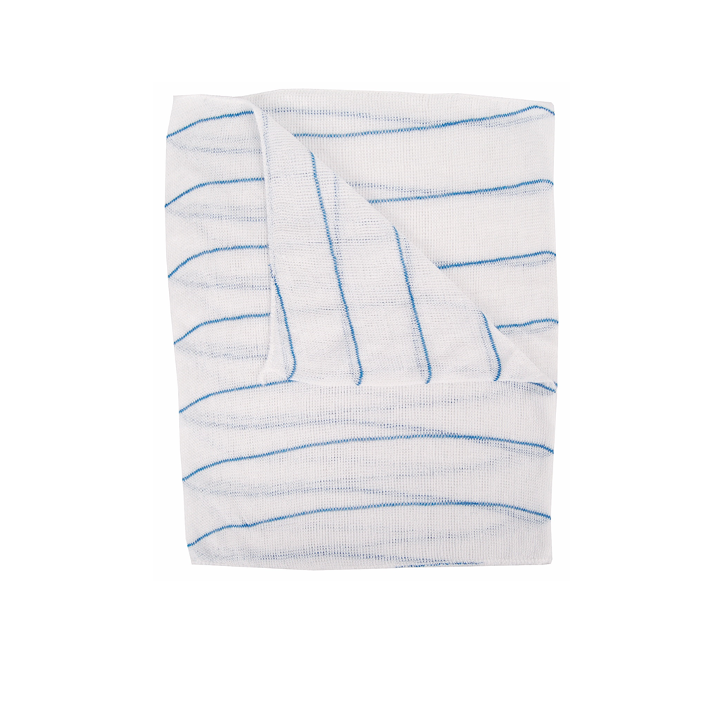 Stockinette Dishcloths - Blue Stripe
