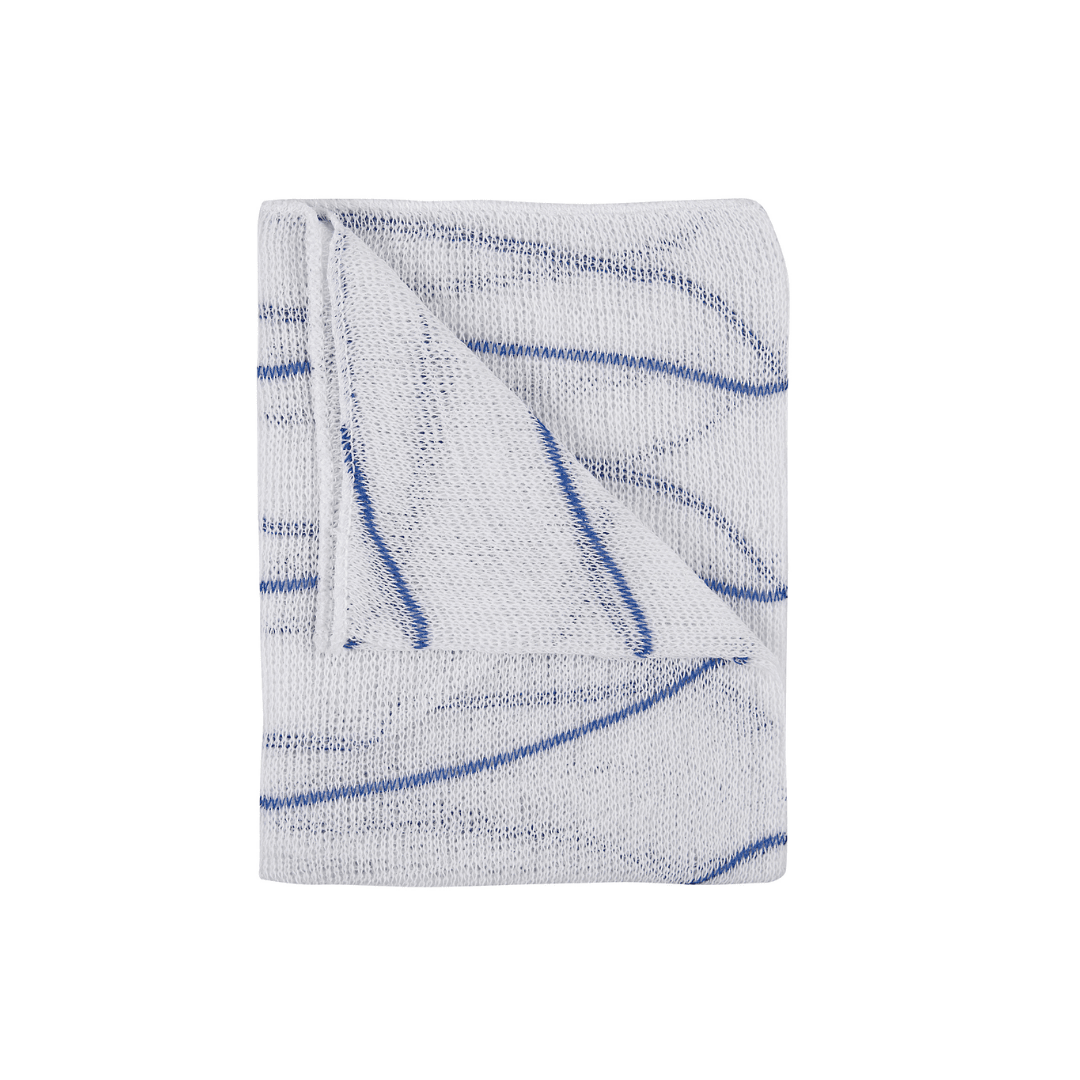 Stockinette Dishcloths - Blue Stripe