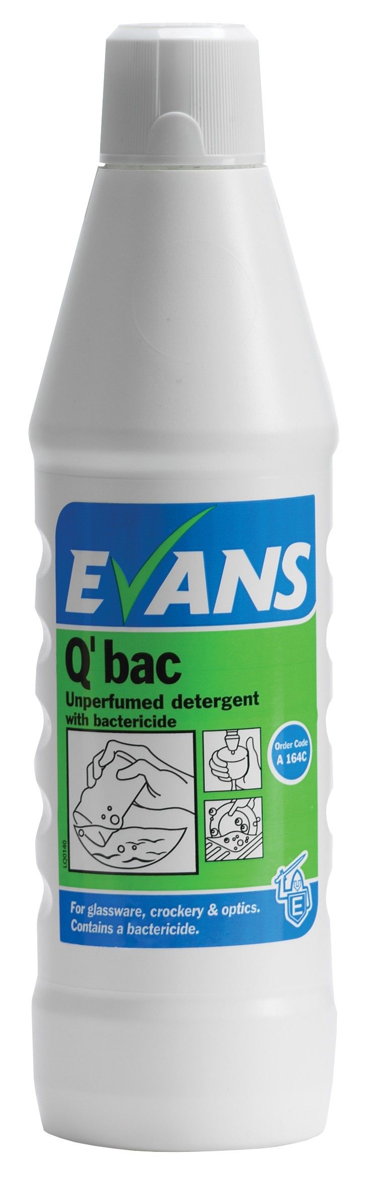Evans Q'det - Unperfumed Washing Up Liquid 1 Ltr
