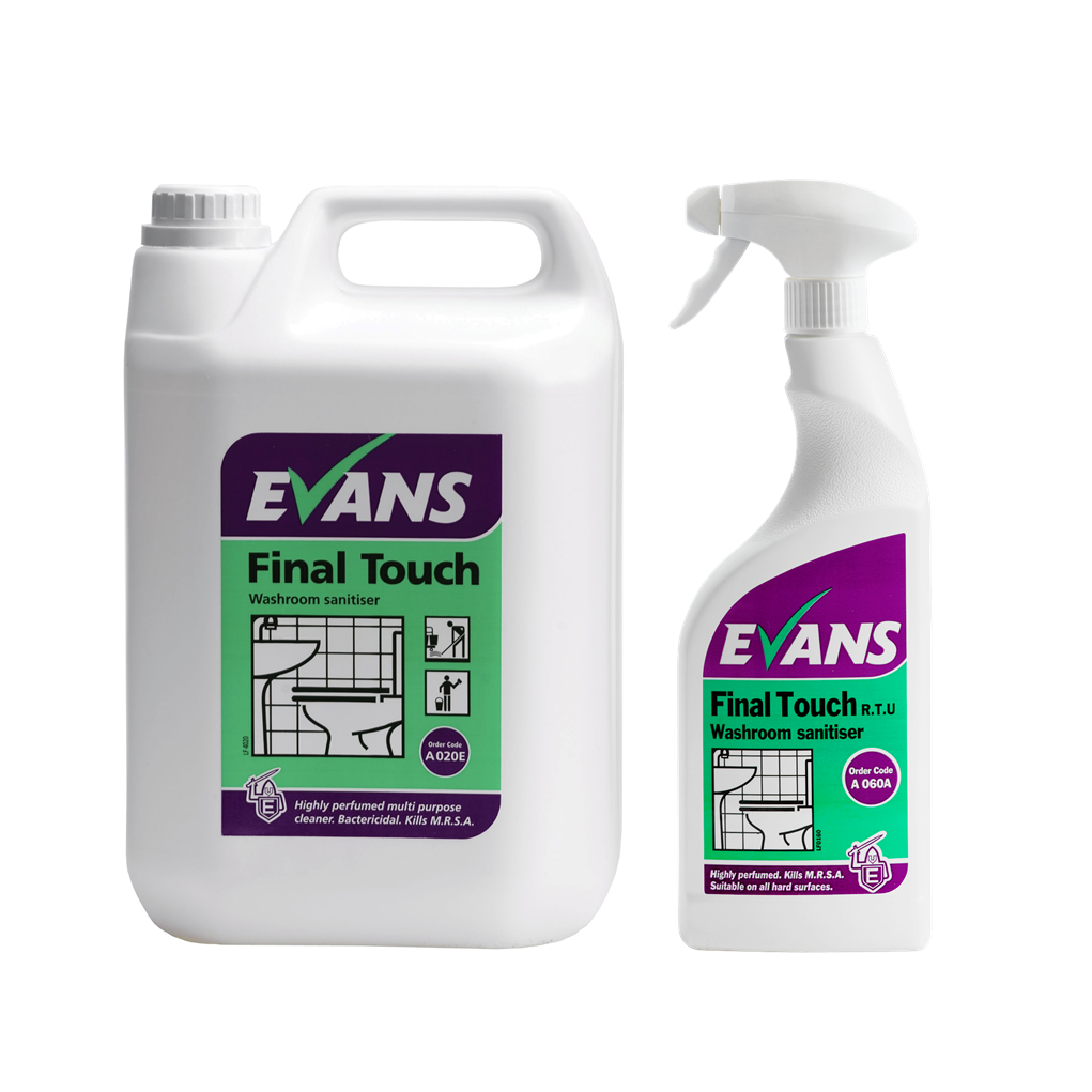 Evans Final Touch - Washroom Cleaner & Sanitiser 750ml RTU