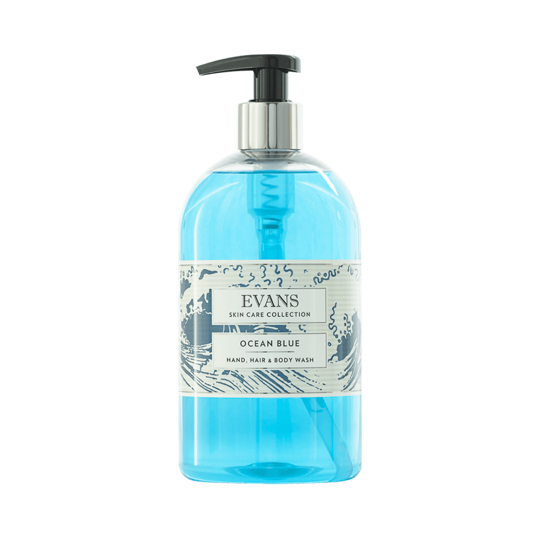 Evans Ocean Blue - Hand, Hair & Body Wash - 500 ml