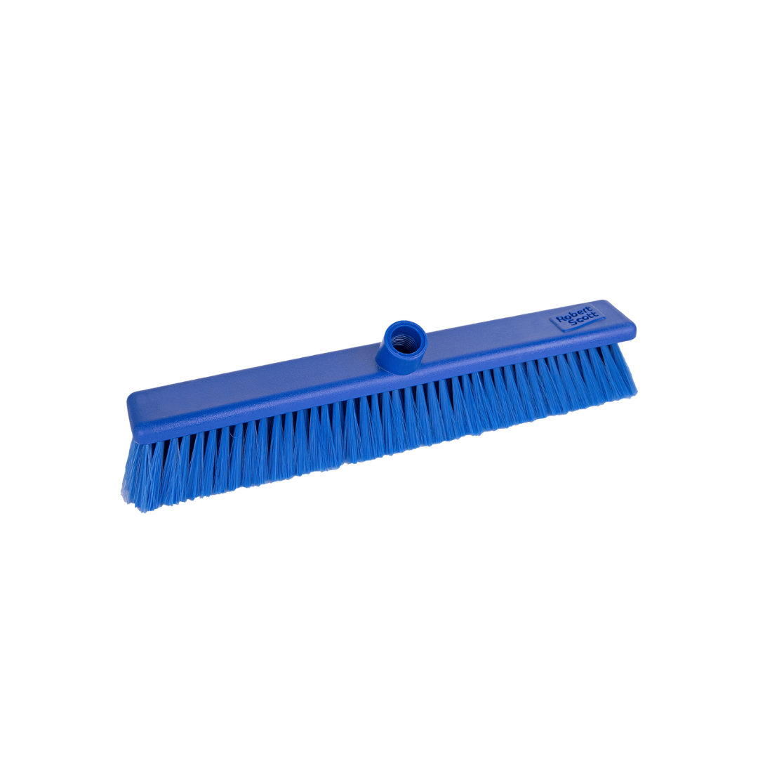 Stiff Hygiene Broom Head 18"/450mm - Blue