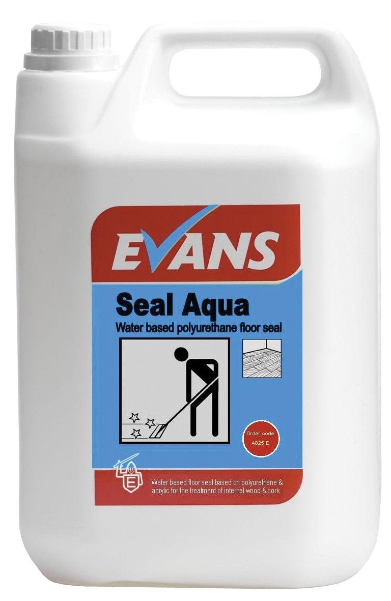 Evans Sealaqua - Water Based Polyurethane Floor Seal 5 Ltr