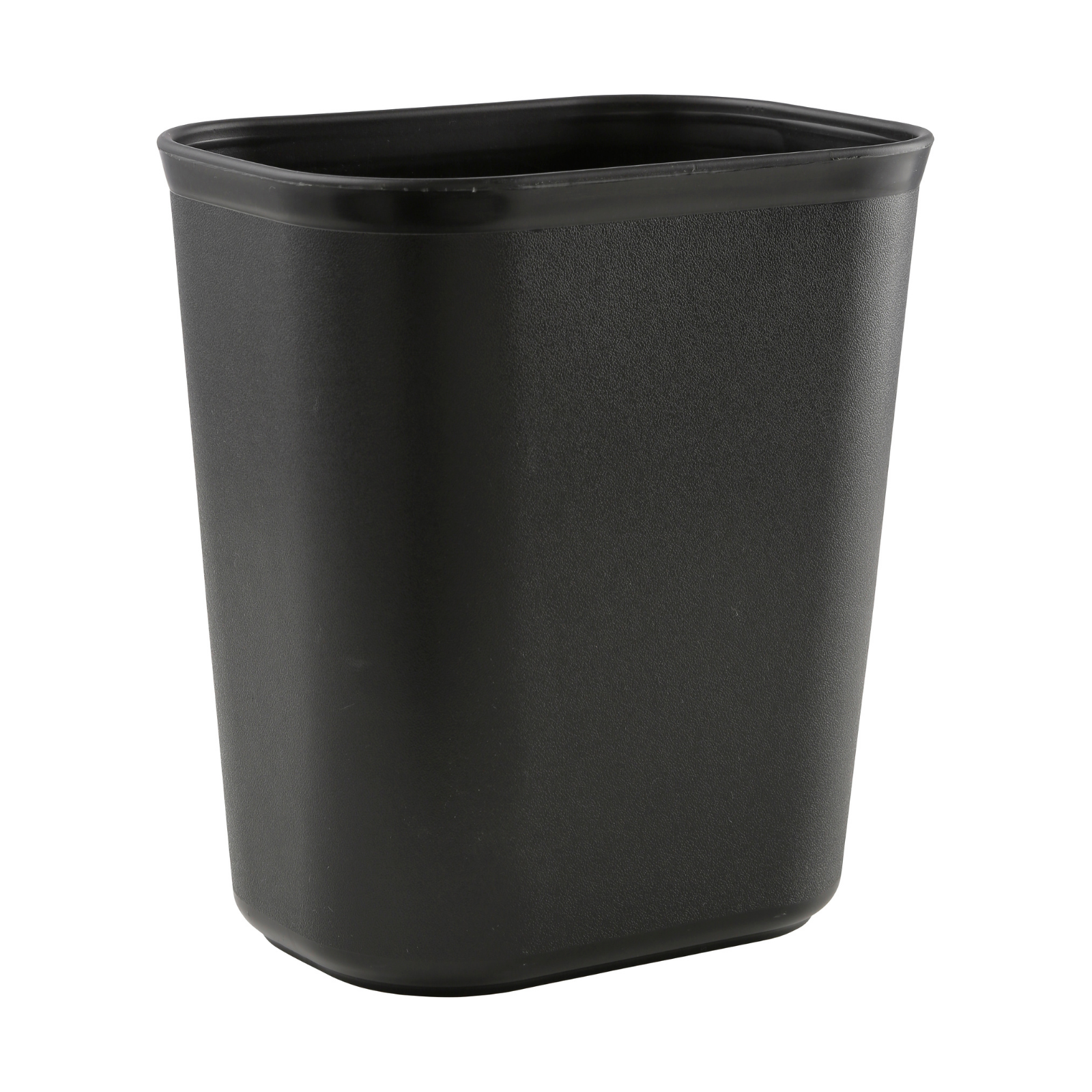 12 Ltr Plastic Waste Bin - Black