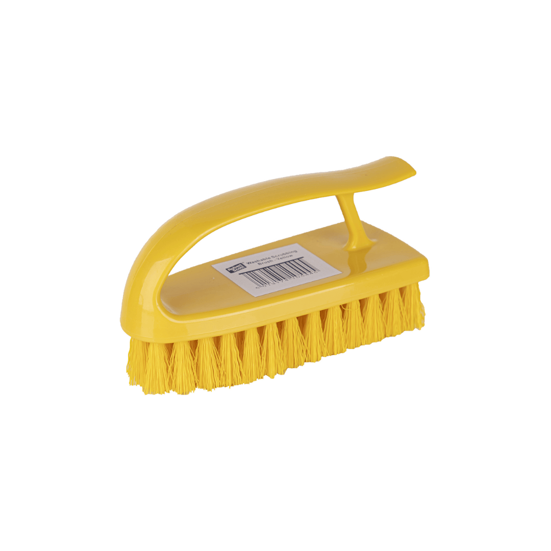 Hand Scrub Brush - 5.5"/140mm - Yellow