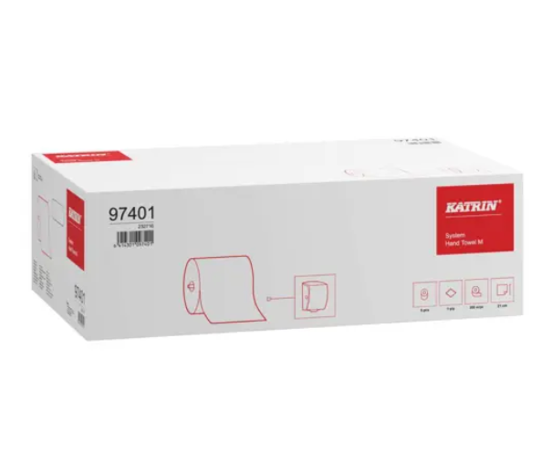 Katrin Classic System Towel White 1ply - 97401