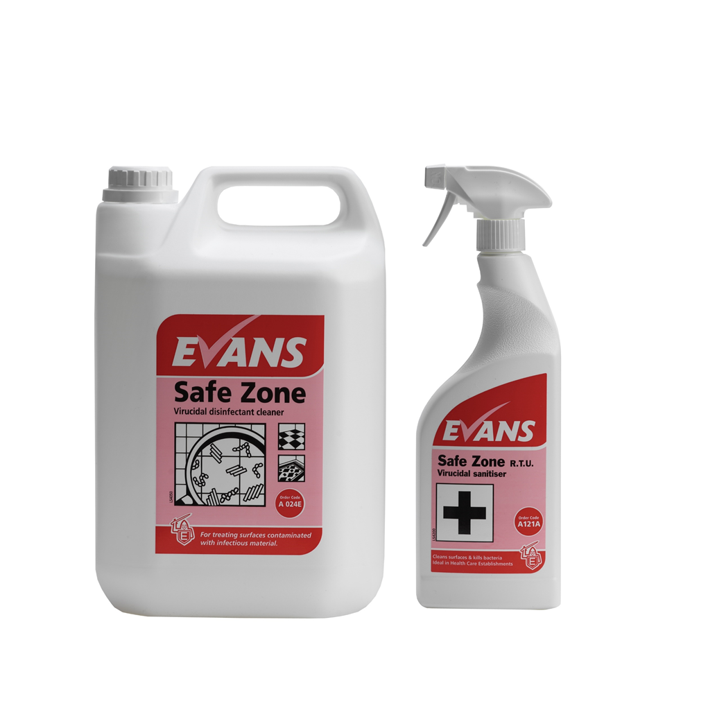 Evans Safe Zone Plus - Disinfectant Cleaner