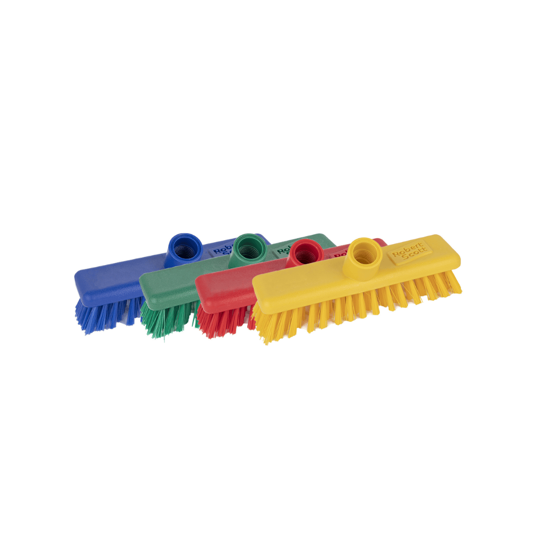 Hygiene Deck Scrub Brush - 9"/230mm - Red