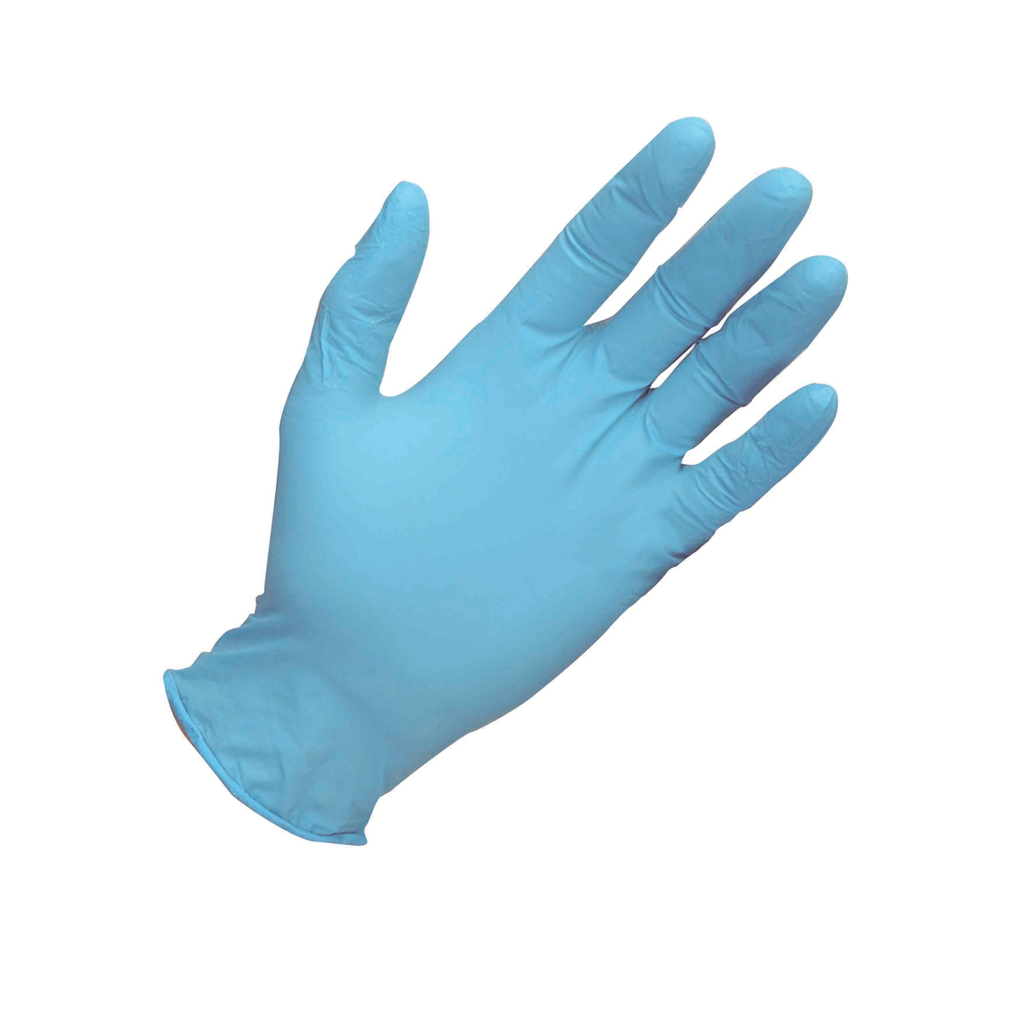 Medium Powder Free Blue Nitrile Gloves