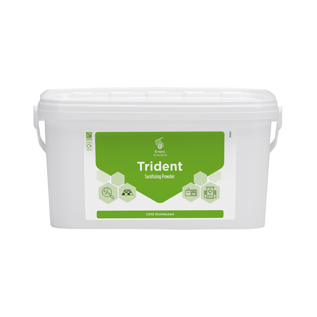 Evans Trident - Sanitising Powder With Chlorine 5kg