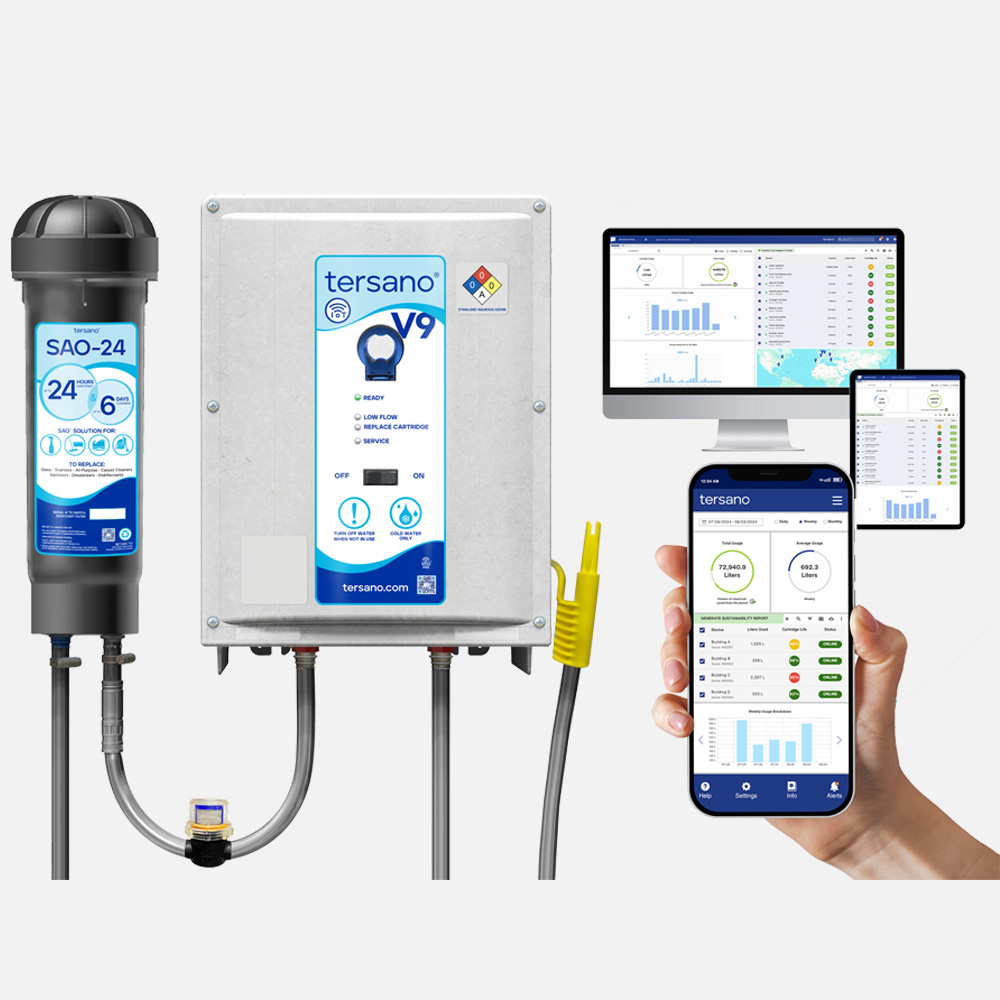 Tersano SAO  Lotus® PRO V9 Dispenser Including Wifi IOT Connectivity