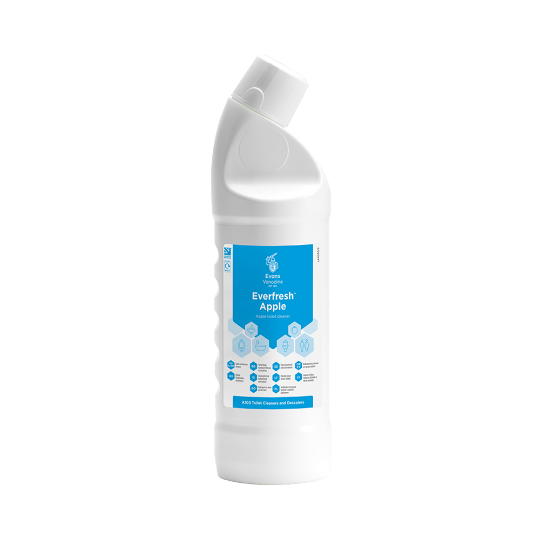 Evans Everfresh Apple - Toilet & Washroom Cleaner 1 Ltr