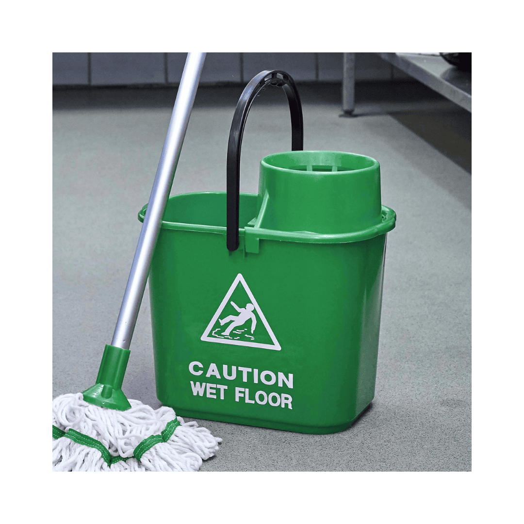15 Ltr Mop Bucket With Wringer - Yellow
