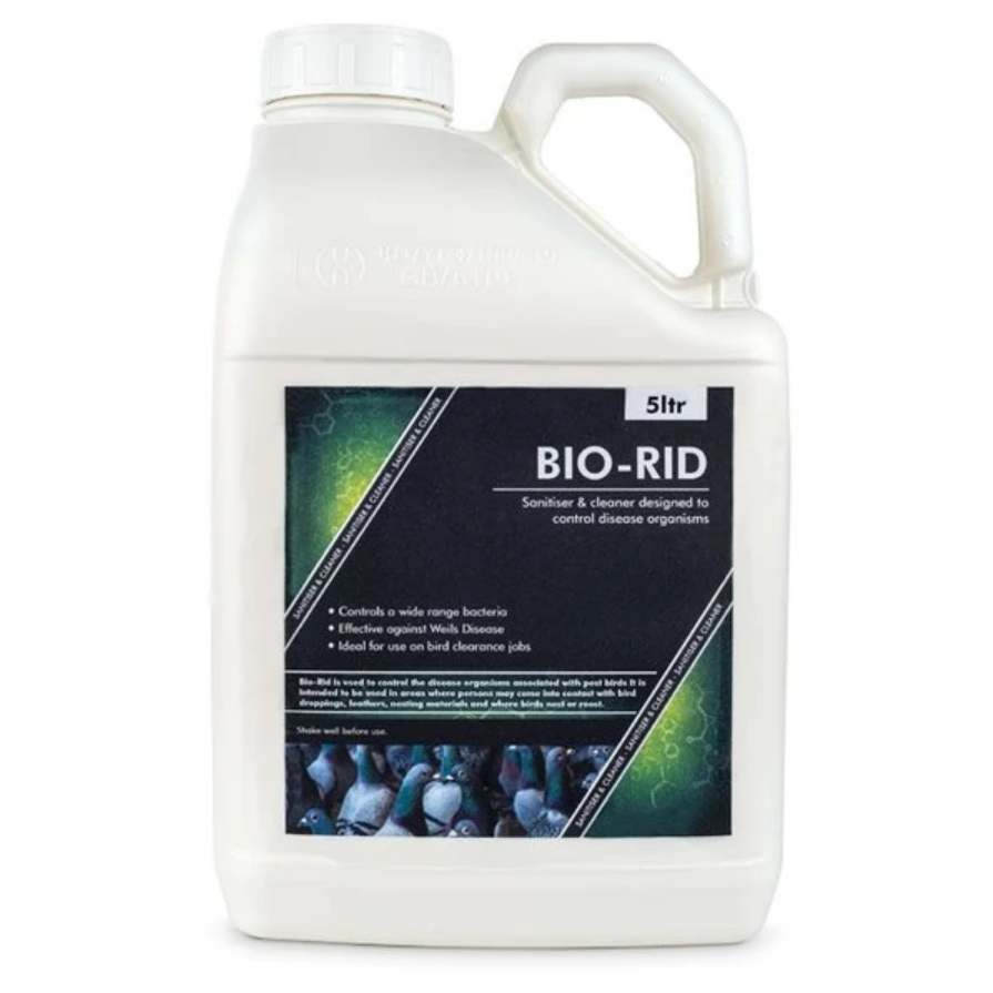 Bio-Rid Sanitiser & Cleaner - 5L