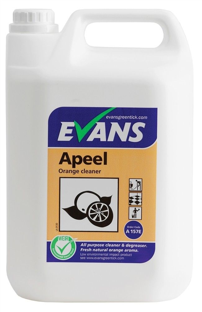 Evans Apeel - Citrus Cleaner & Degreaser 5 Ltr Concentrate