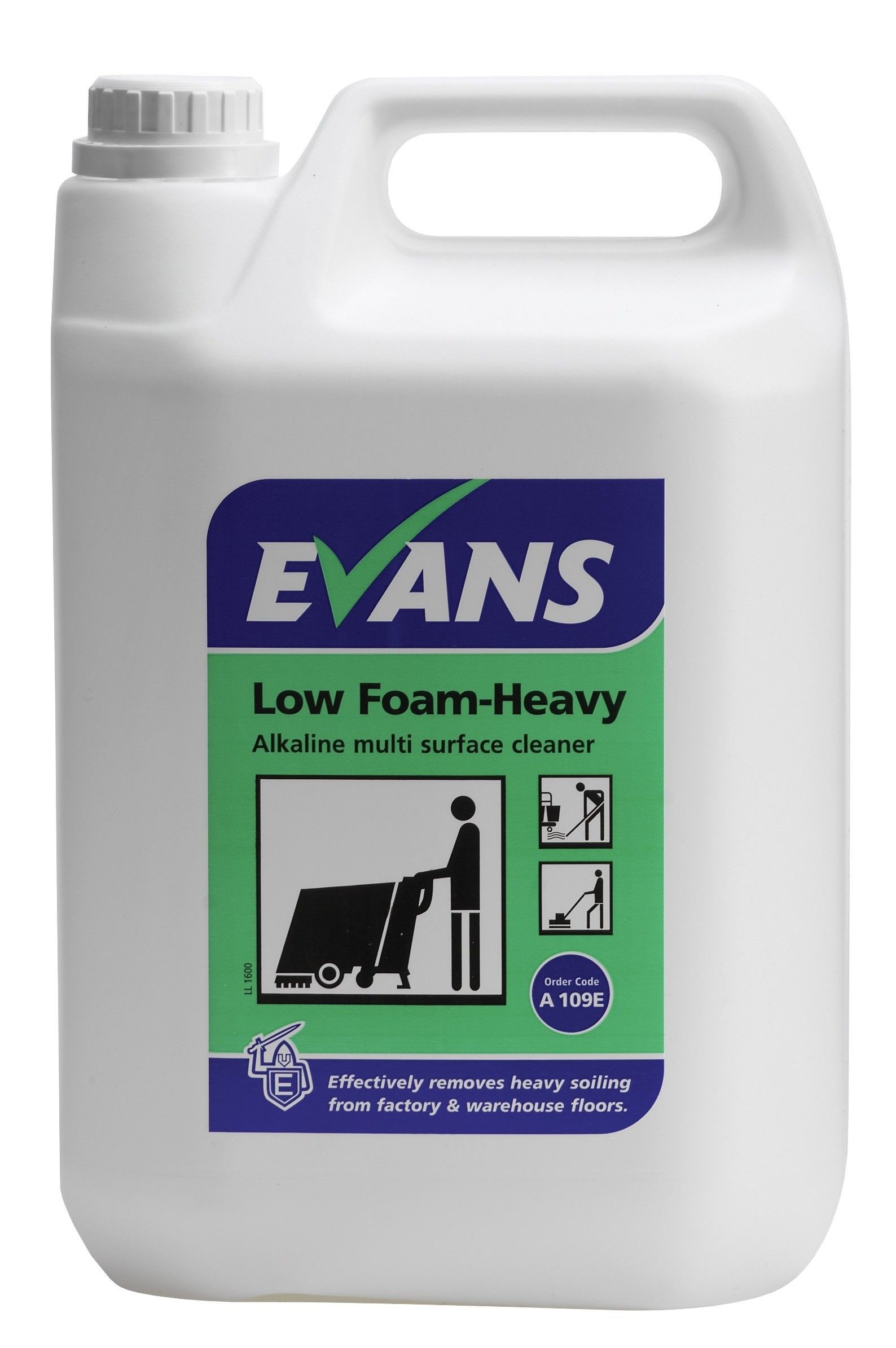 Evans Low Foam Heavy For Scrubber Dryers 5 Ltr
