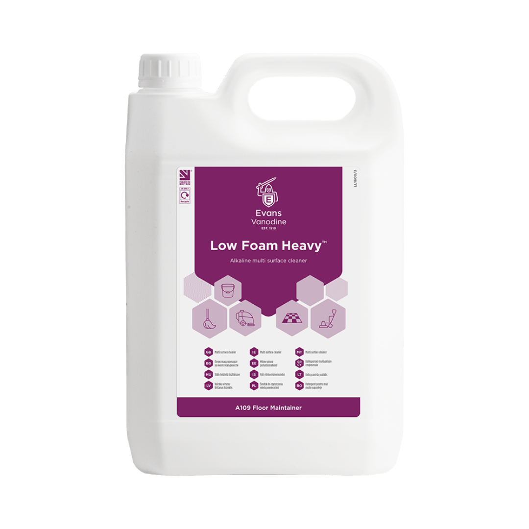 Evans Low Foam Heavy For Scrubber Dryers 5 Ltr