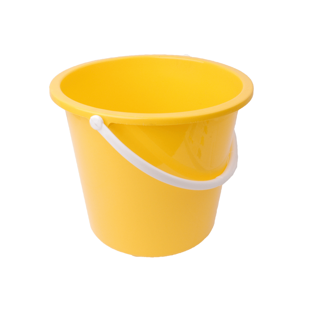 10 Ltr General Purpose Plastic Bucket - Yellow