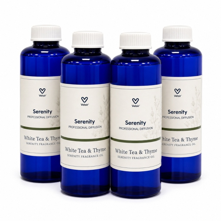 Velair Diffuser - Serenity  - Fragrance - White Tea & Thyme - 4x1L