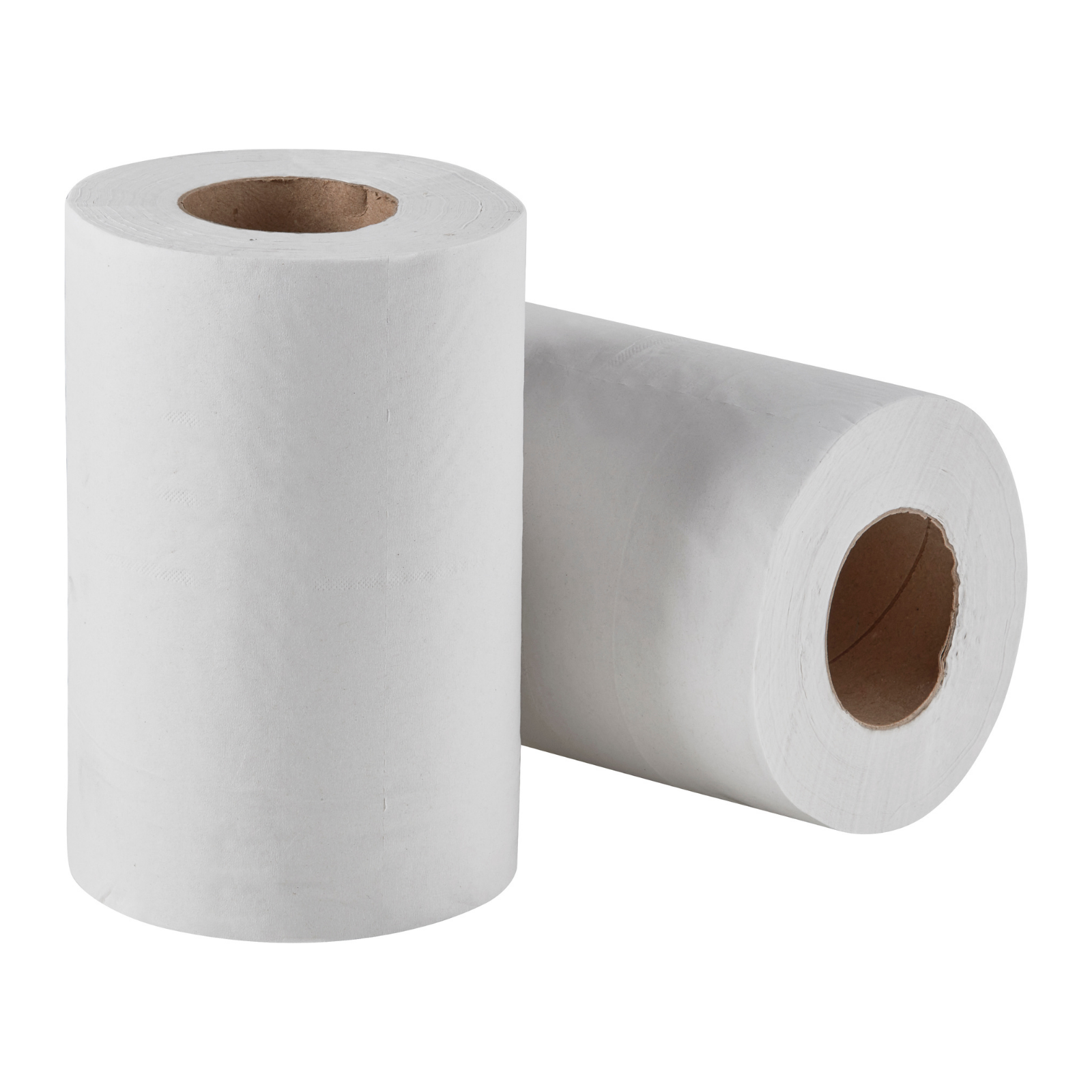 2 Ply White  Mini Centre Feed Rolls - 60m