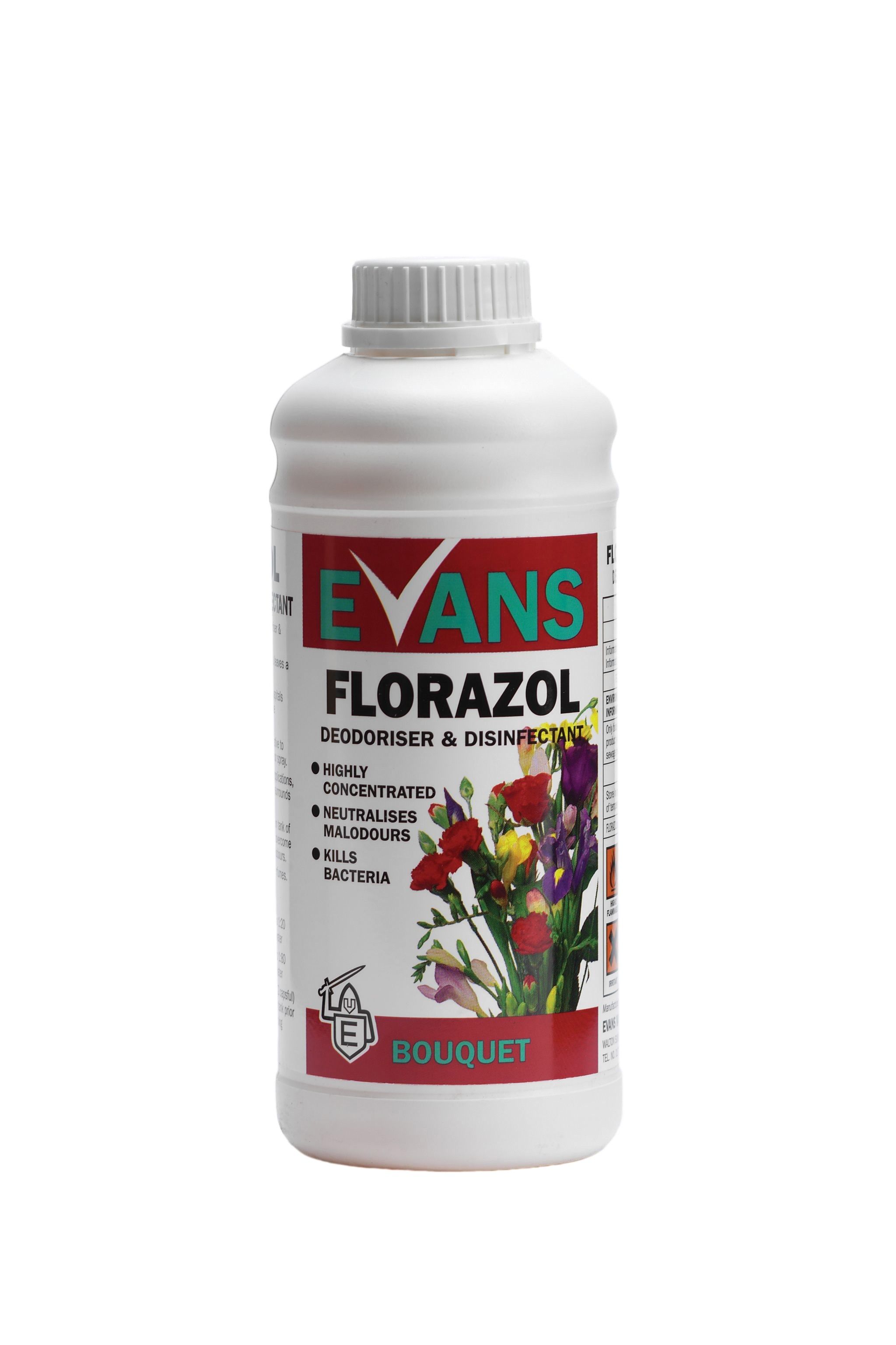 Evans Florazol Bouquet - Concentrated Deodoriser 1 Ltr