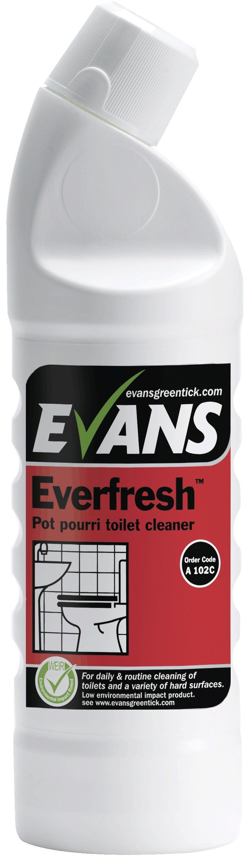 Evans Everfresh Pot Pourri - Toilet & Washroom Cleaner 1 Ltr