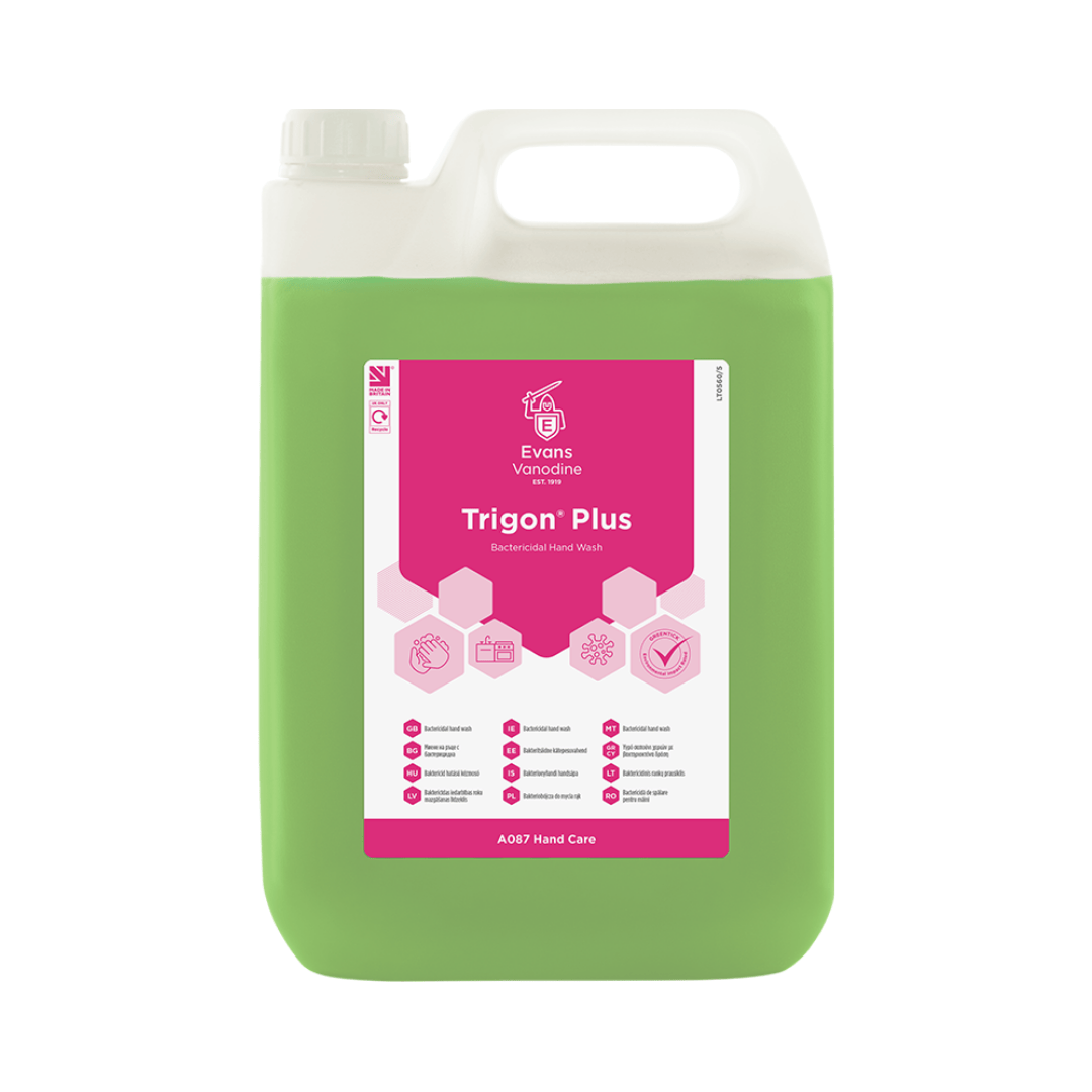 Evans Trigon Plus - Unperfumed Hand Wash 5 Ltr