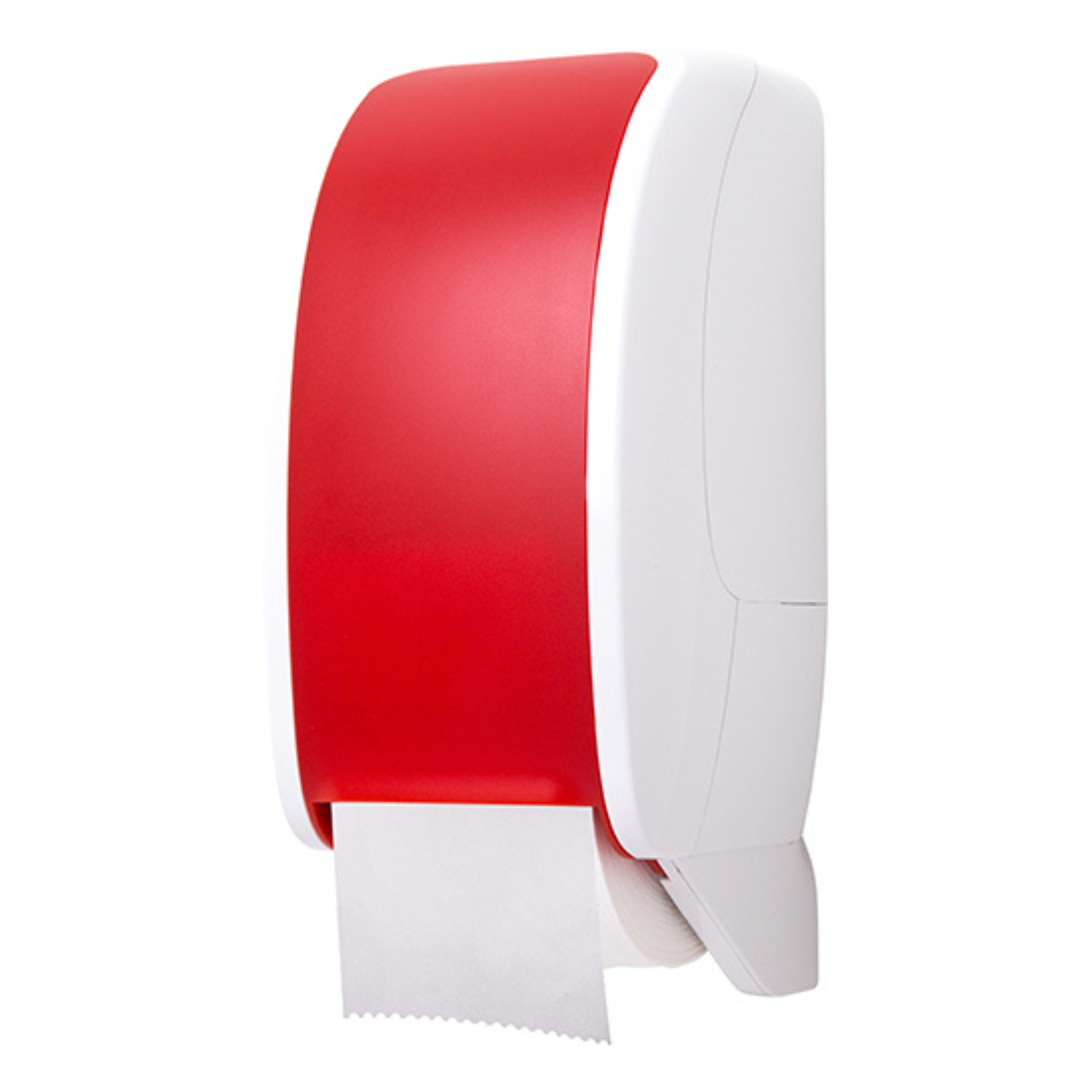 Pura Toilet Roll Dispenser White/Red