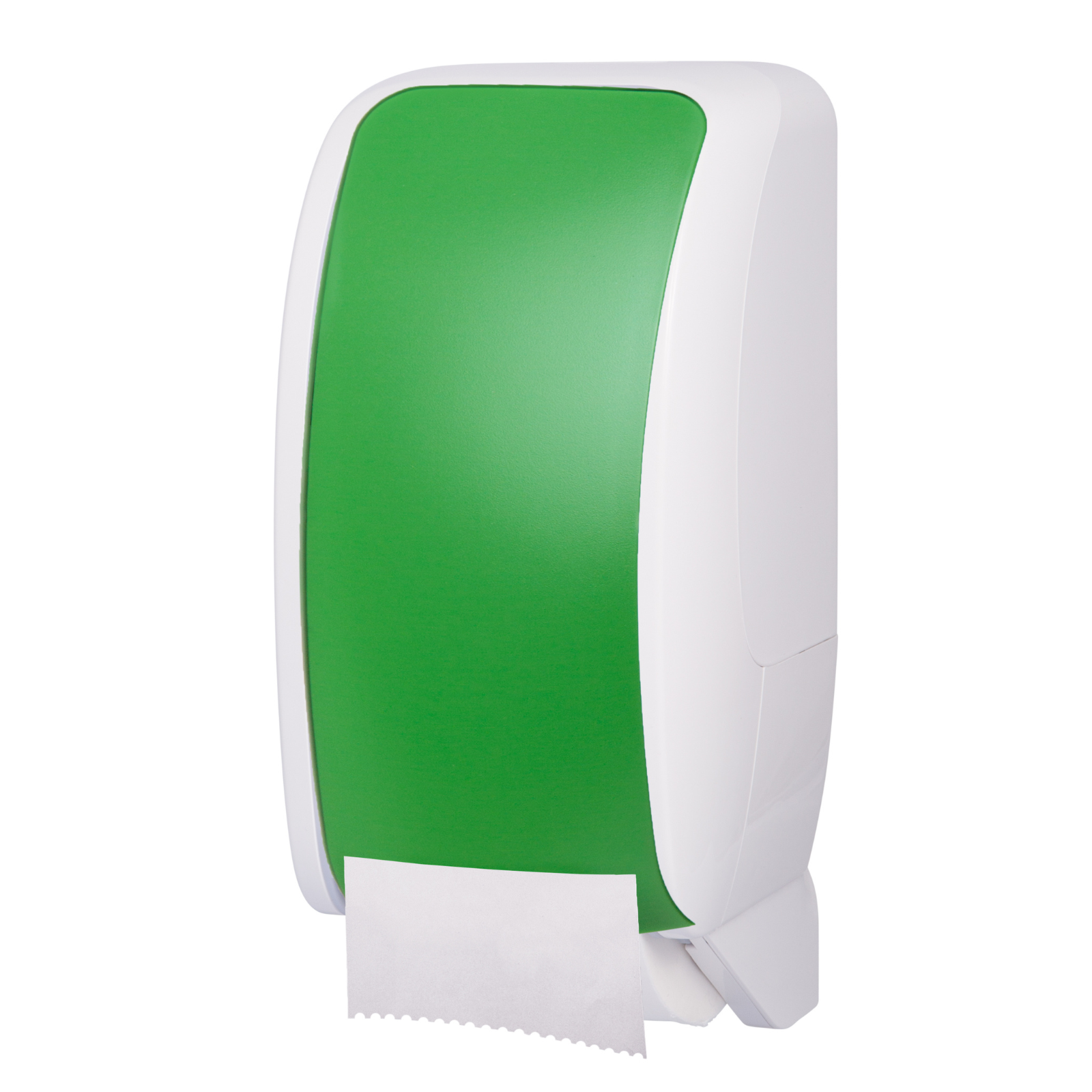 Pura Toilet Roll Dispenser White/Green